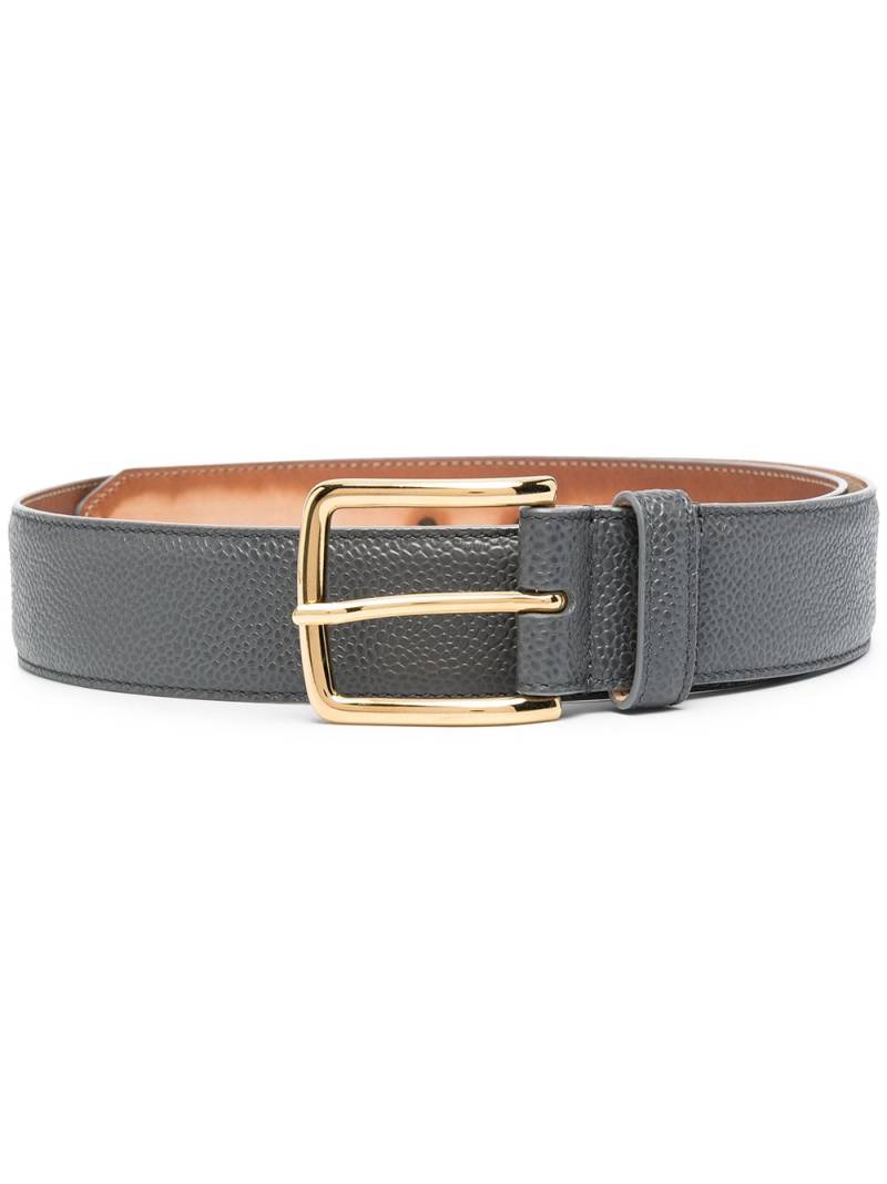 Thom Browne 4-Bar buckle belt - Grey von Thom Browne