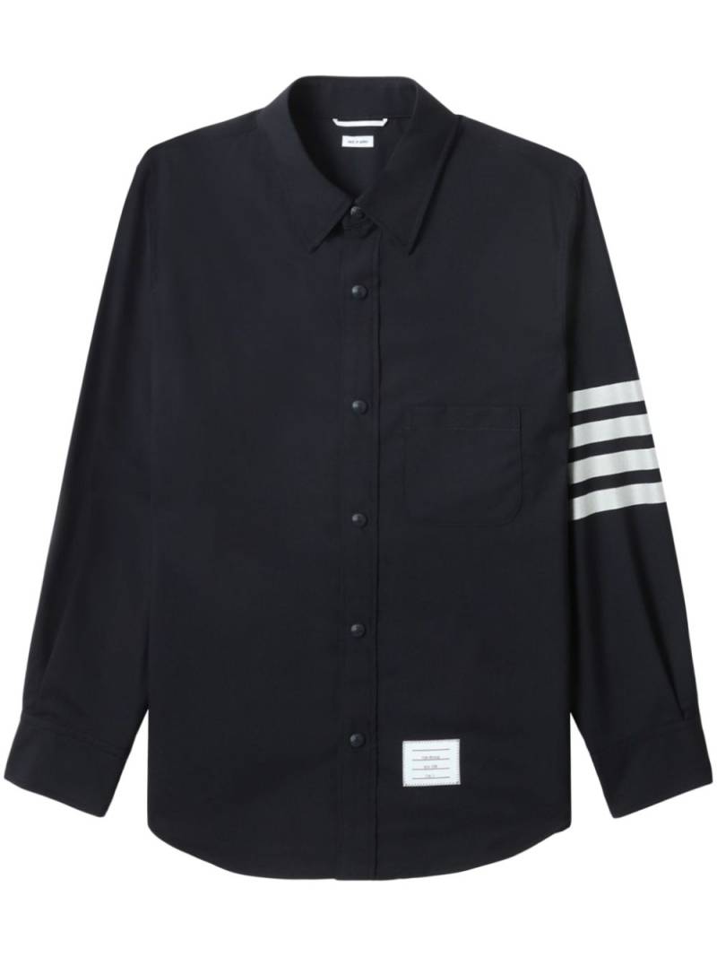 Thom Browne 4-Bar sleeve shirt - Blue von Thom Browne