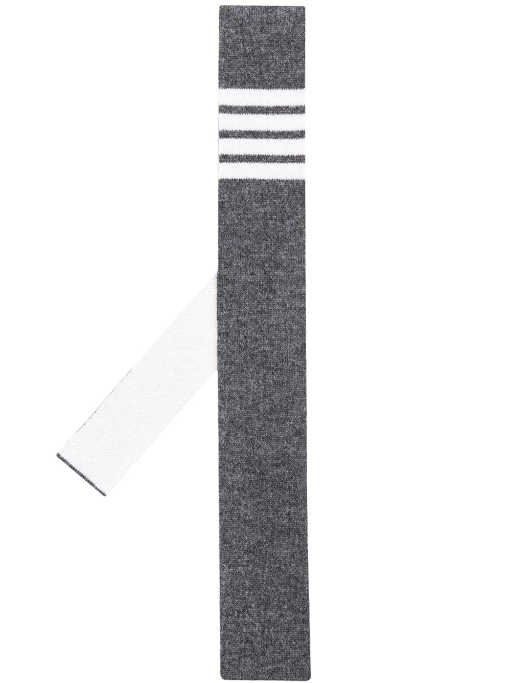 Thom Browne cashmere knit 4-Bar tie - Grey von Thom Browne