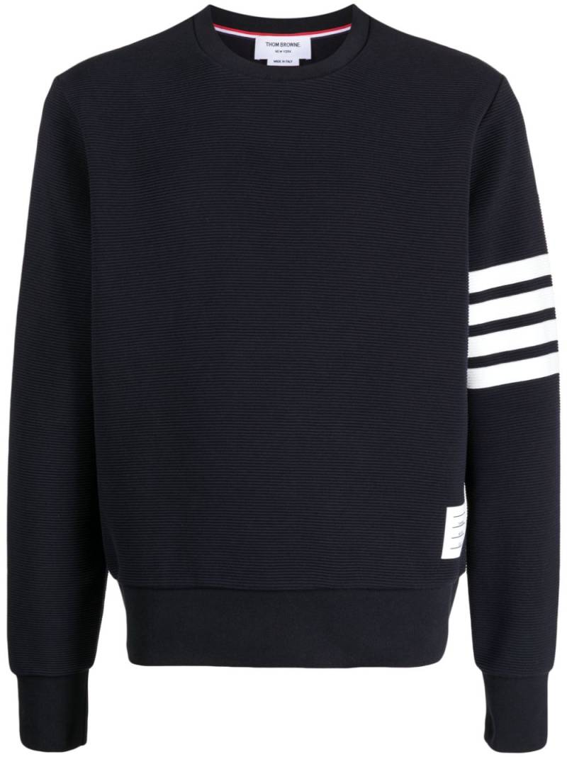 Thom Browne 4-Bar stripe sweatshirt - Blue von Thom Browne