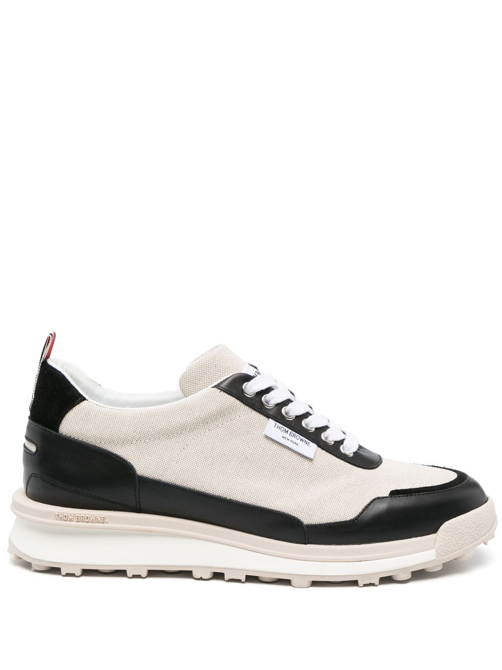 Thom Browne Alumni panelled lace-up sneakers - Neutrals von Thom Browne