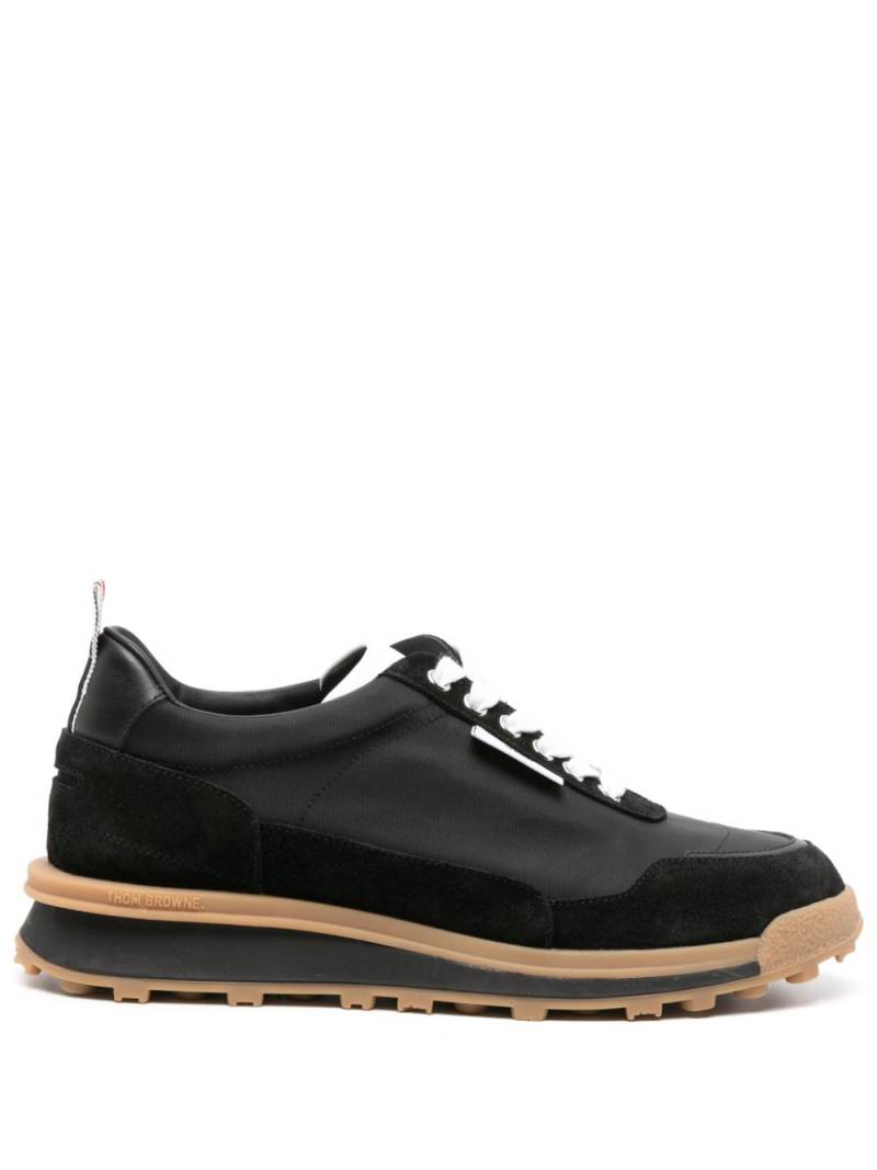 Thom Browne Alumni suede sneakers - Black von Thom Browne