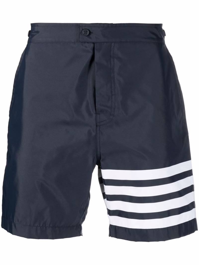 Thom Browne 4-Bar swim shorts - Blue von Thom Browne