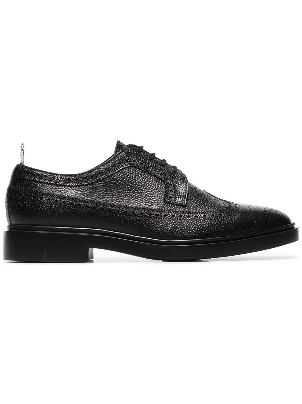 Thom Browne Longwing round-toe brogues - Black von Thom Browne