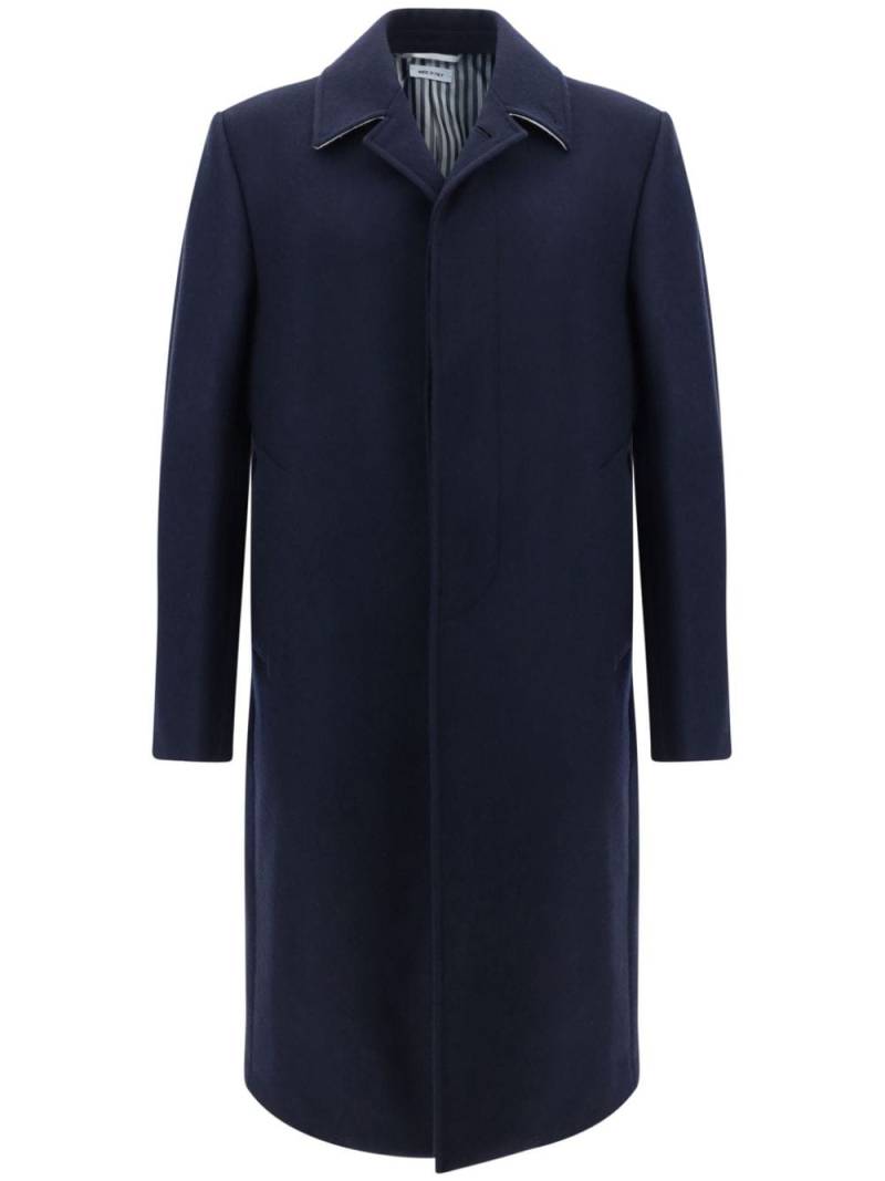 Thom Browne Melton wool coat - Blue von Thom Browne