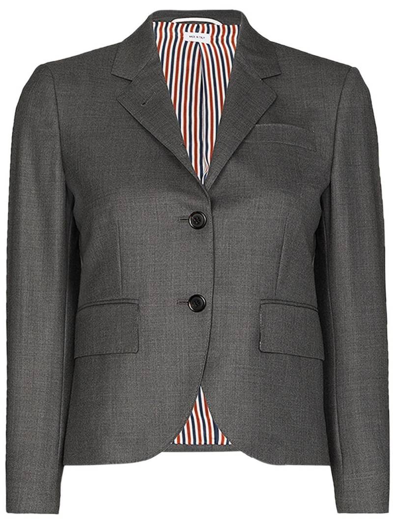 Thom Browne single-breasted wool blazer - Grey von Thom Browne