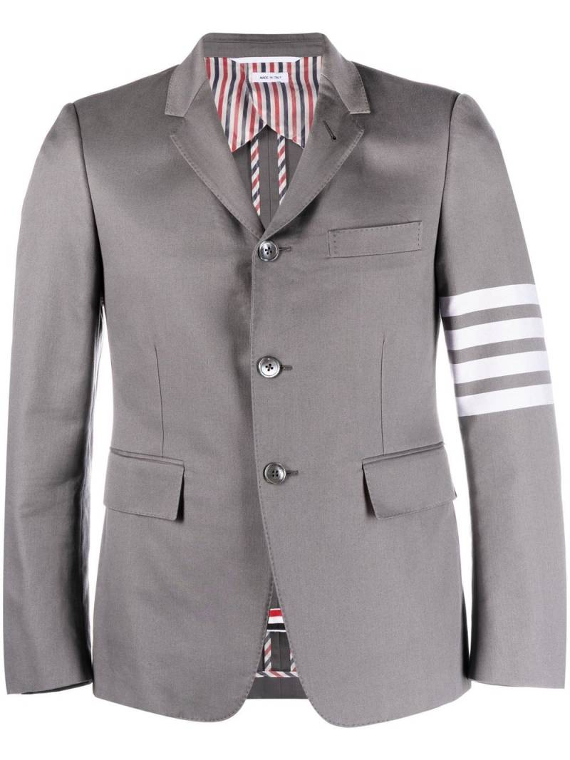 Thom Browne Engineered 4Bar Cotton Sport Coat - Grey von Thom Browne