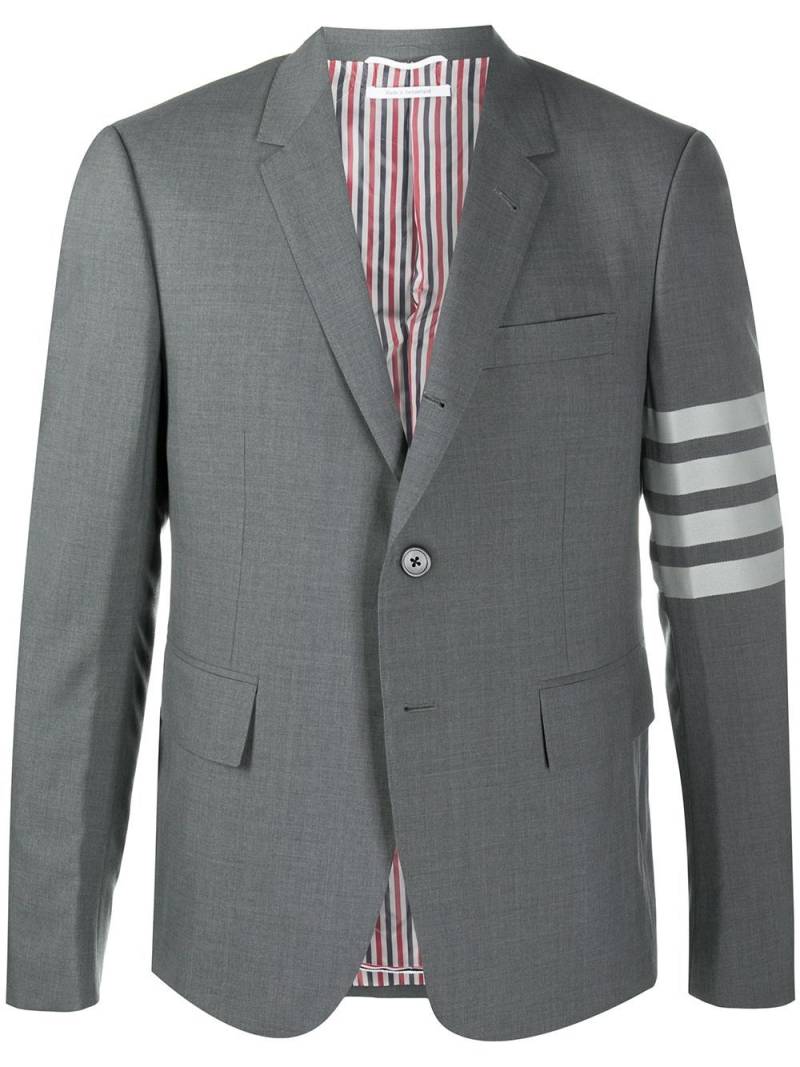 Thom Browne 4-Bar wool blazer - Grey von Thom Browne