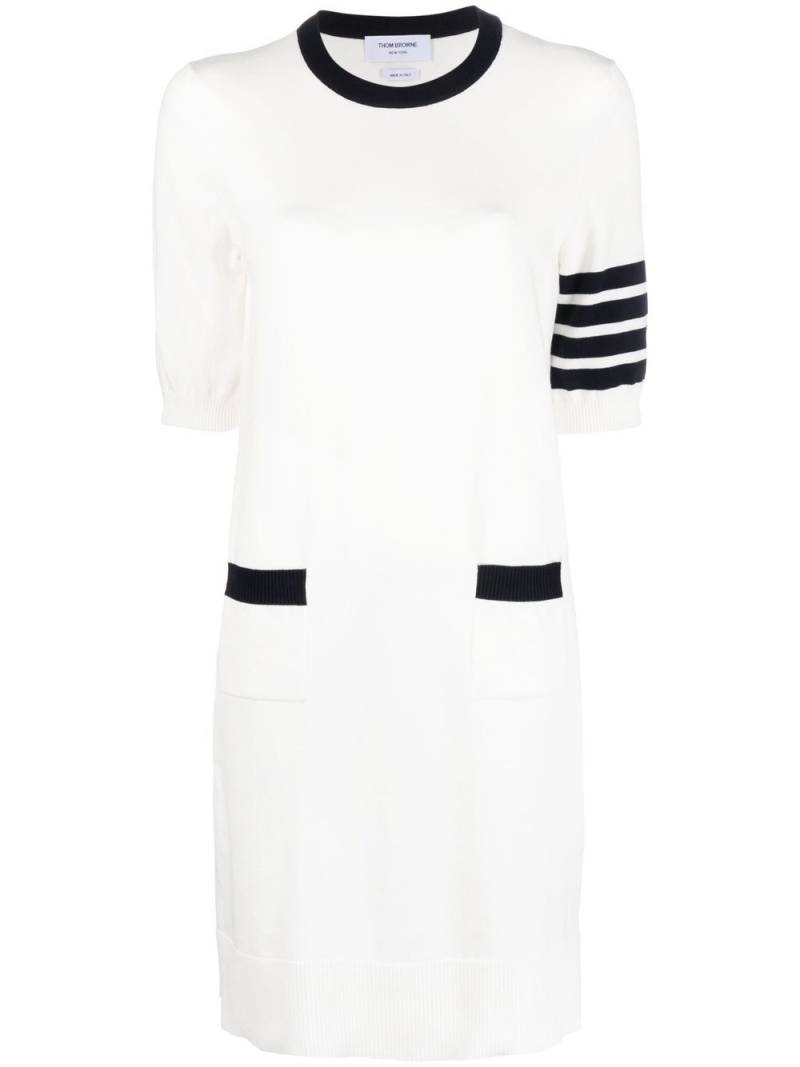 Thom Browne Hector-motif minidress - White von Thom Browne