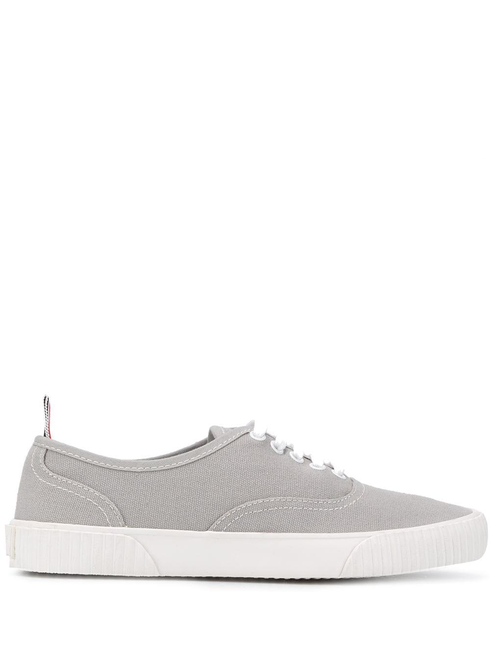 Thom Browne Heritage canvas sneakers - Grey von Thom Browne