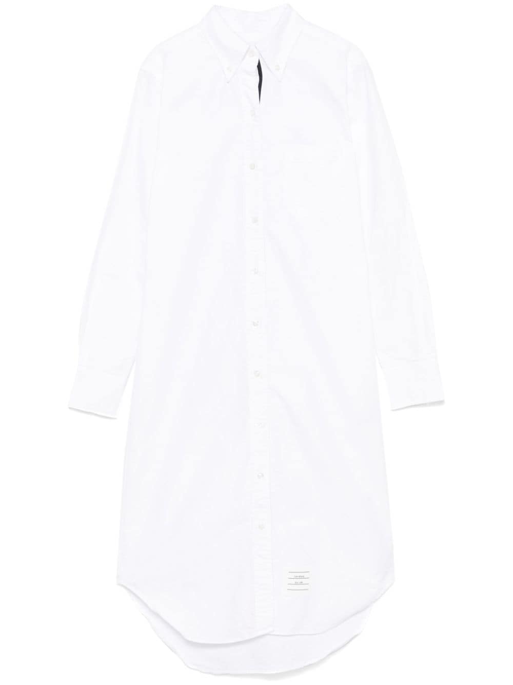 Thom Browne cotton shirt dress - White von Thom Browne