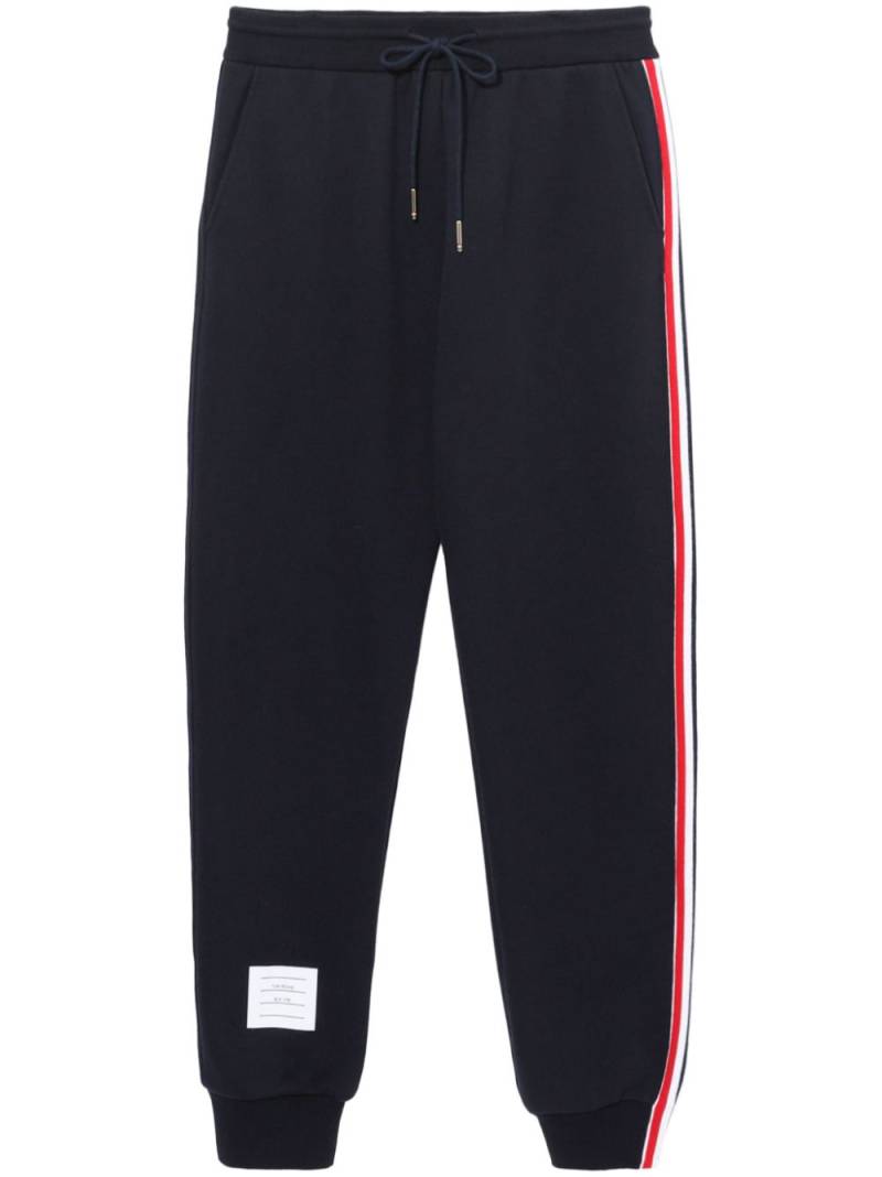 Thom Browne loopback stripe track pants - Blue von Thom Browne