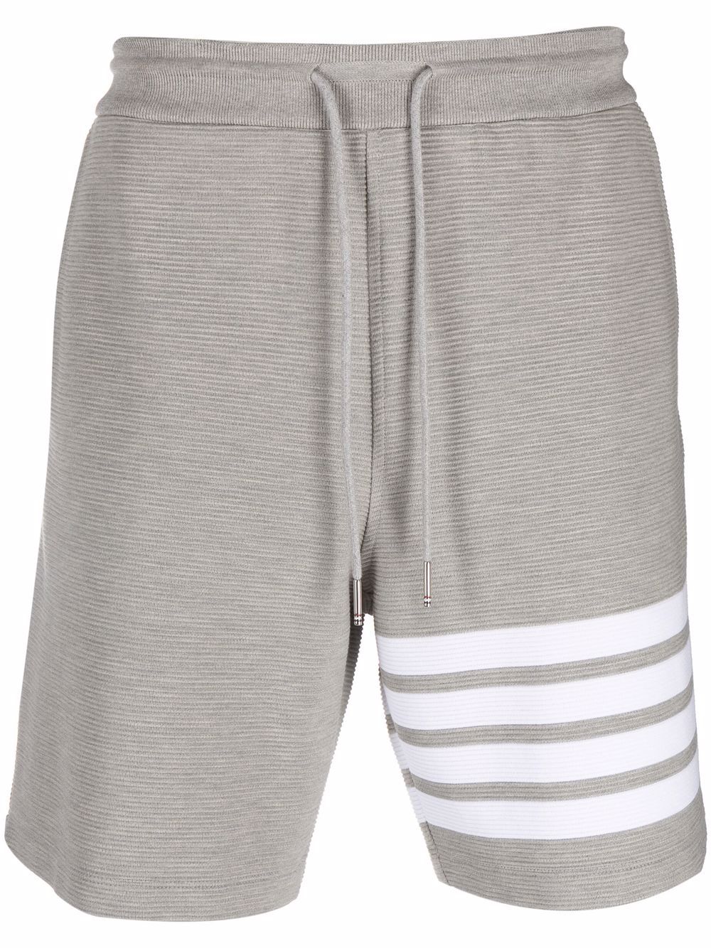 Thom Browne Ottoman striped track shorts - Grey von Thom Browne