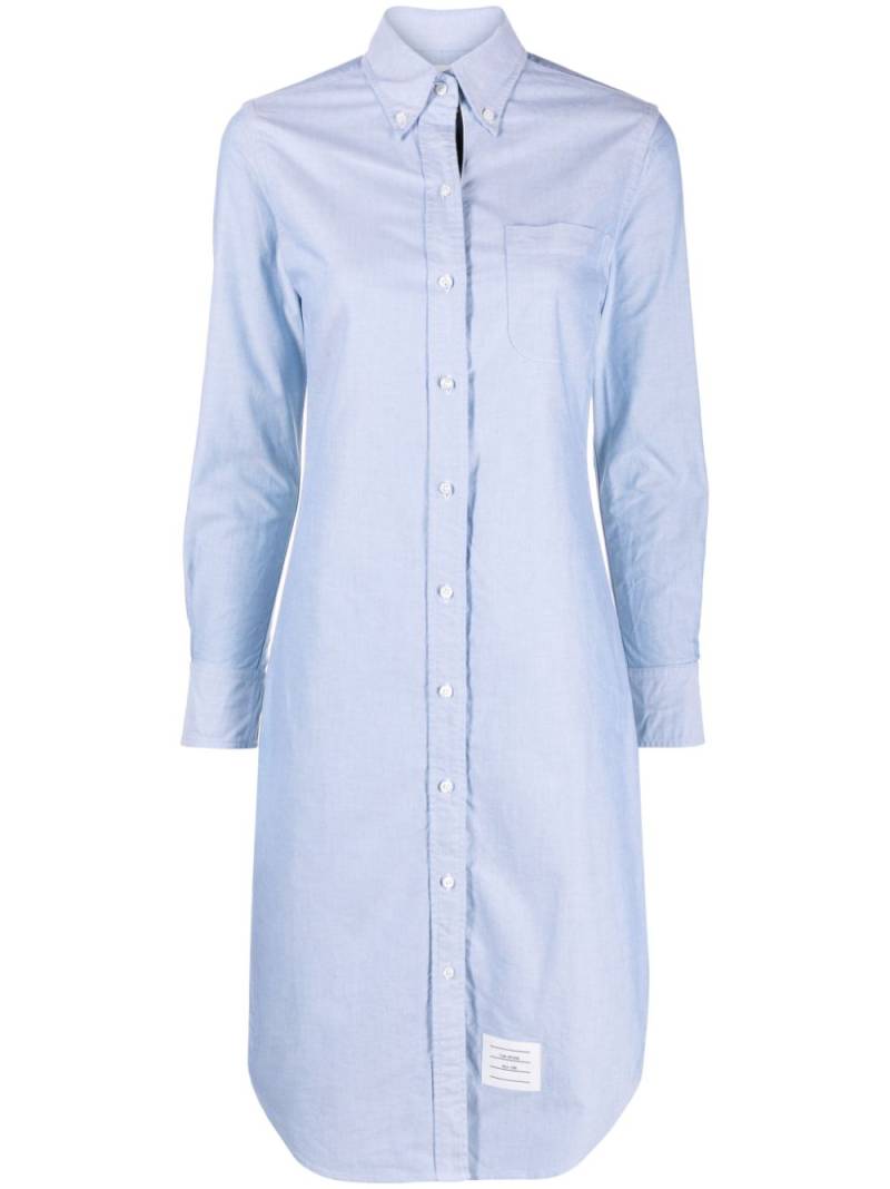 Thom Browne Oxford-cotton shirtdress - Blue von Thom Browne