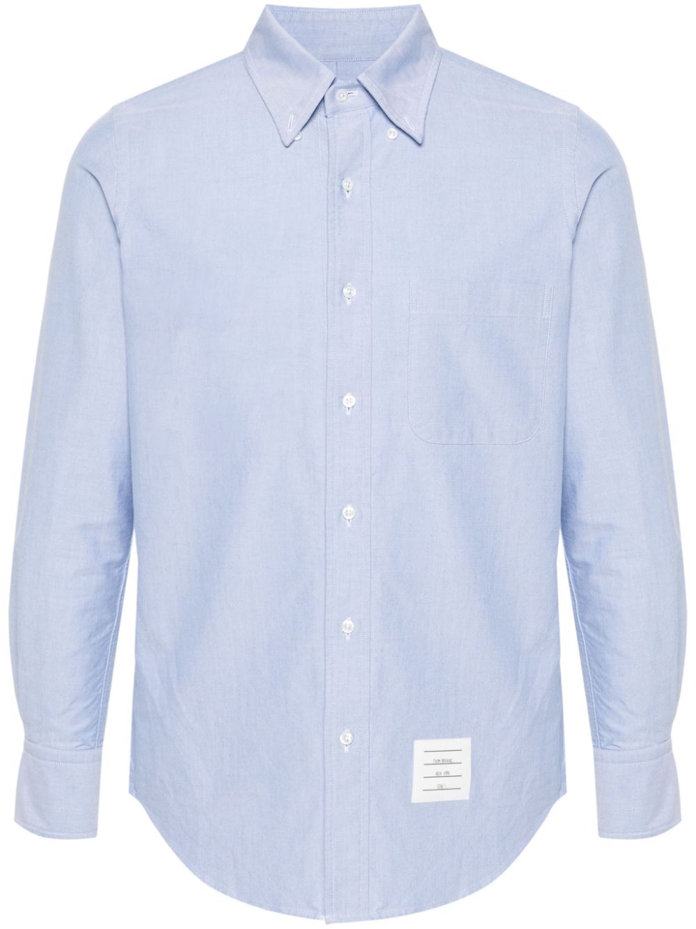 Thom Browne RWB-grosgrain cotton shirt - Blue von Thom Browne