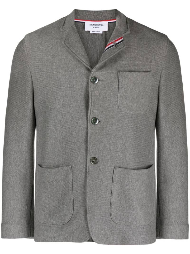 Thom Browne RWB-stripe cotton sack jacket - Grey von Thom Browne