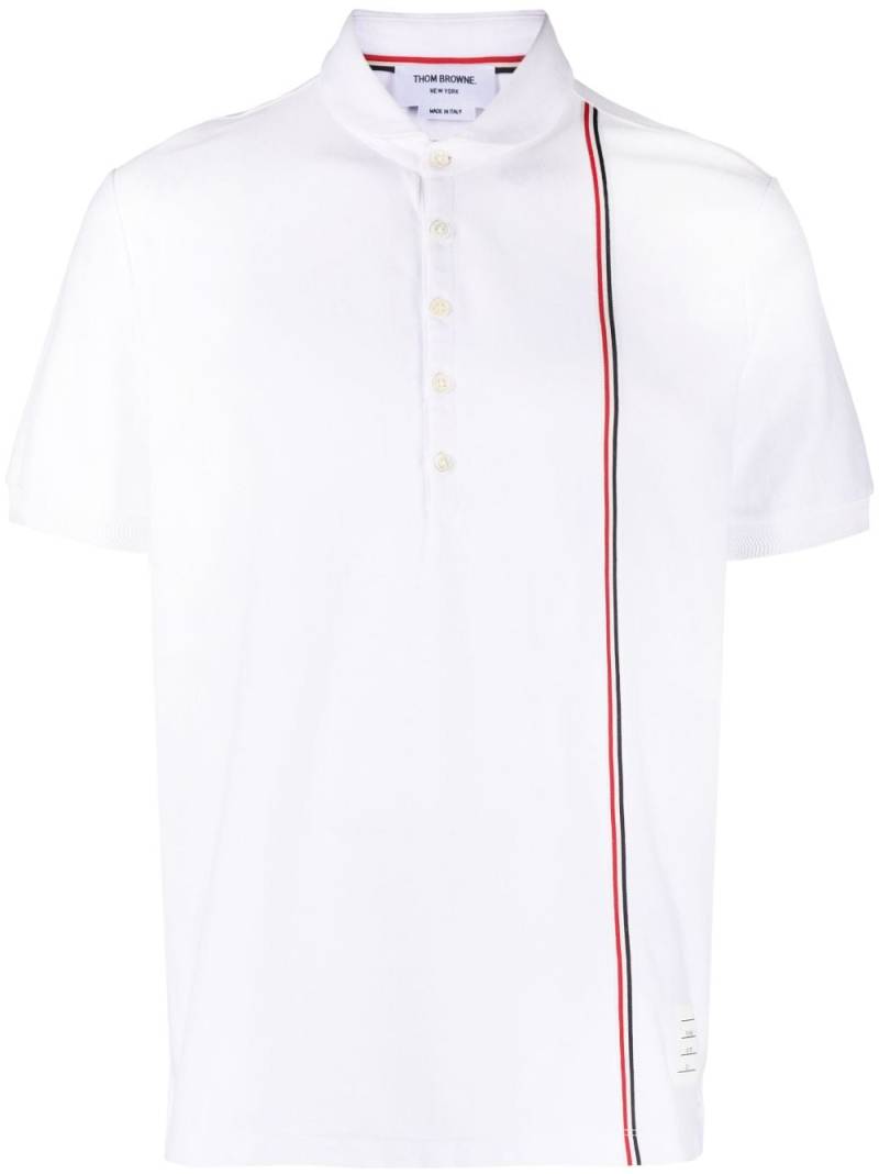 Thom Browne RWB stripe polo shirt - White von Thom Browne