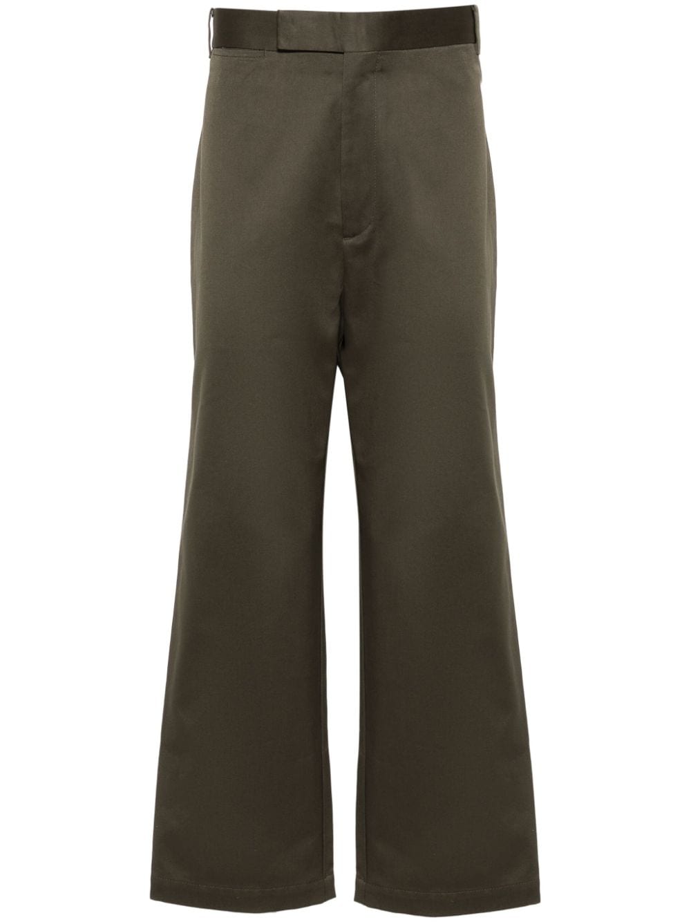 Thom Browne RWB-stripe straight-leg trousers - Green von Thom Browne