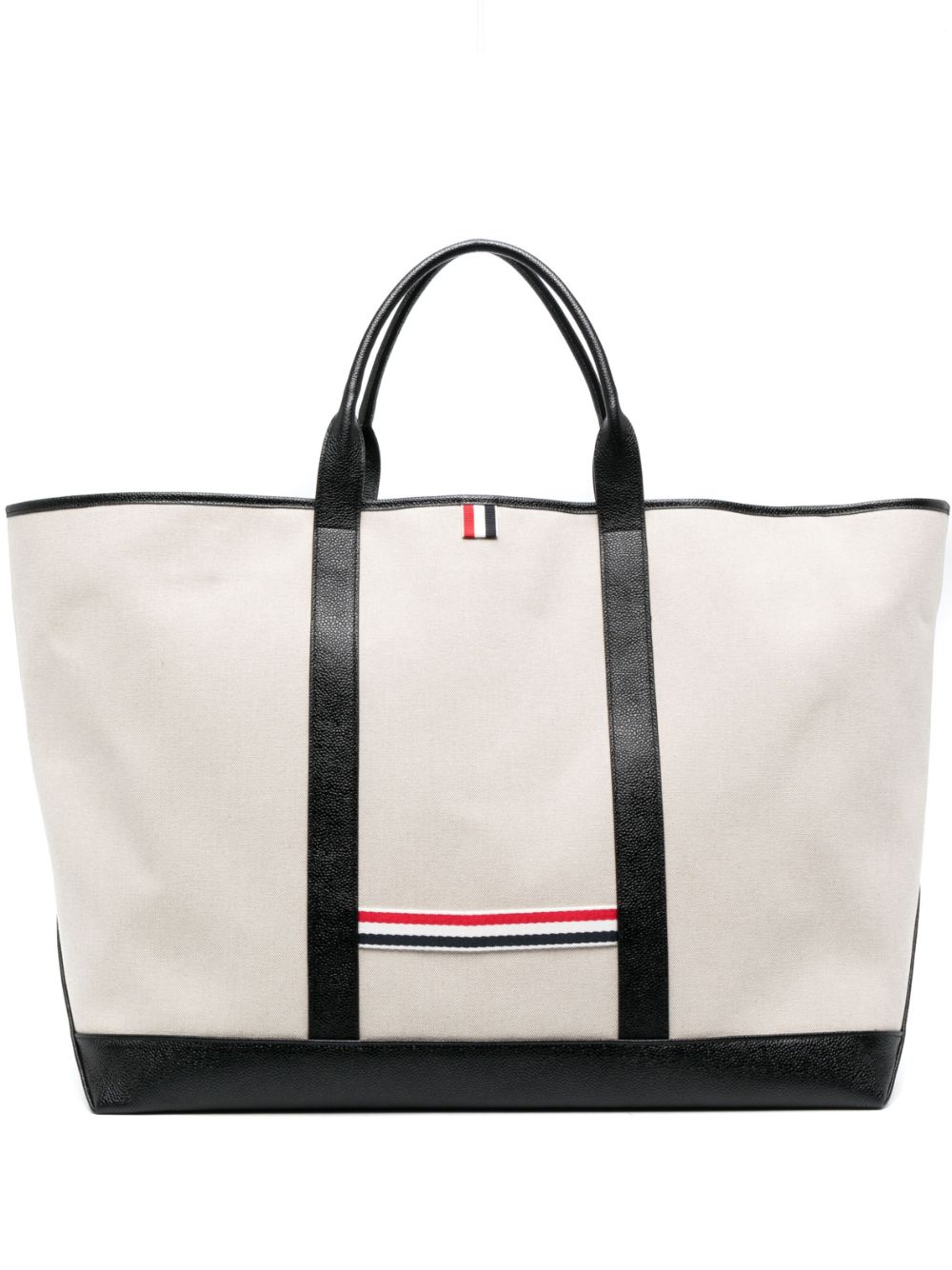 Thom Browne RWB-stripe tote bag - Neutrals von Thom Browne