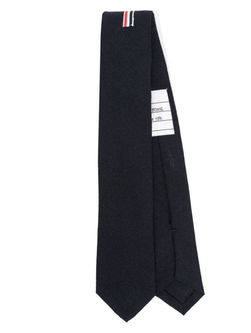 Thom Browne RWB-stripe wool tie - Blue von Thom Browne