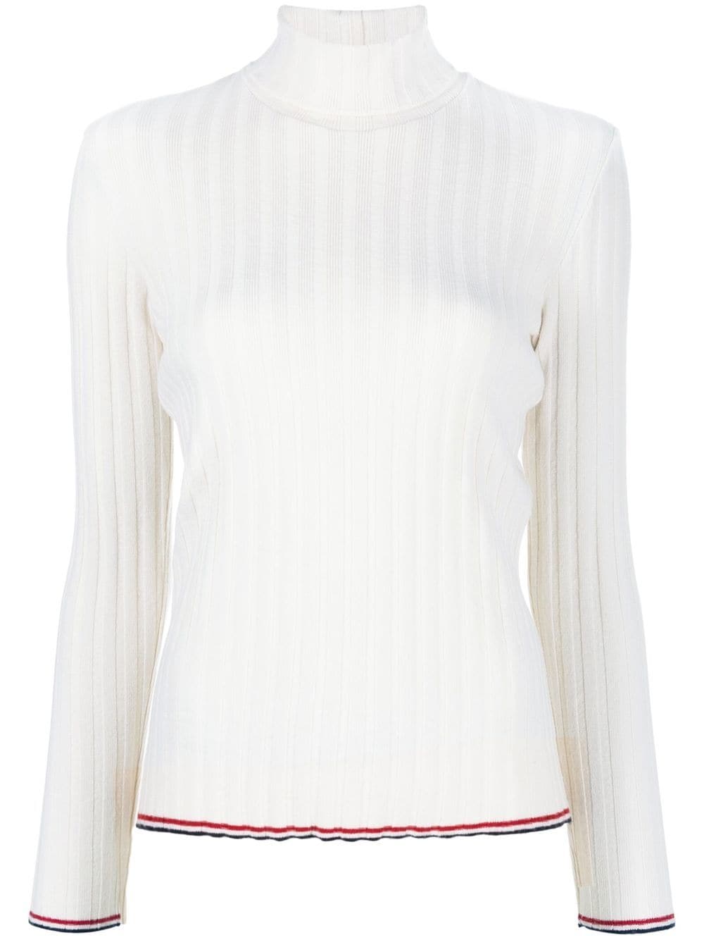 Thom Browne RWB turtleneck jumper - White von Thom Browne