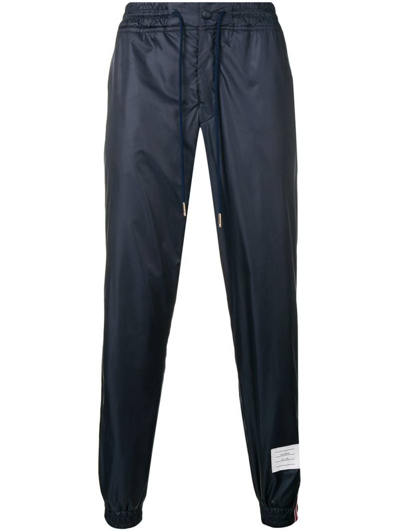 Thom Browne Rwb stripe ripstop track pants - Blue von Thom Browne