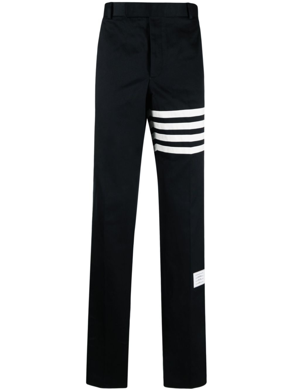 Thom Browne 4-Bar unconstructed chino trousers - Black von Thom Browne