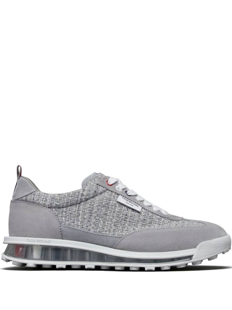 Thom Browne Tech Runner panelled sneakers - Grey von Thom Browne