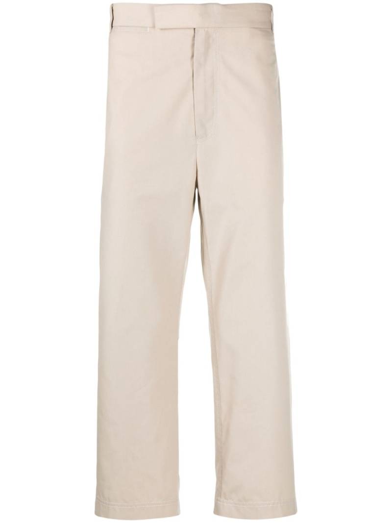 Thom Browne Typewriter Cloth straight trousers - Neutrals von Thom Browne