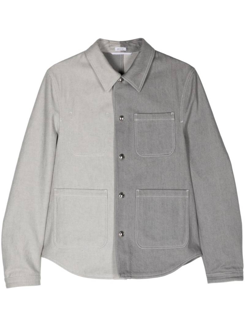 Thom Browne Utility denim shirt jacket - Grey von Thom Browne