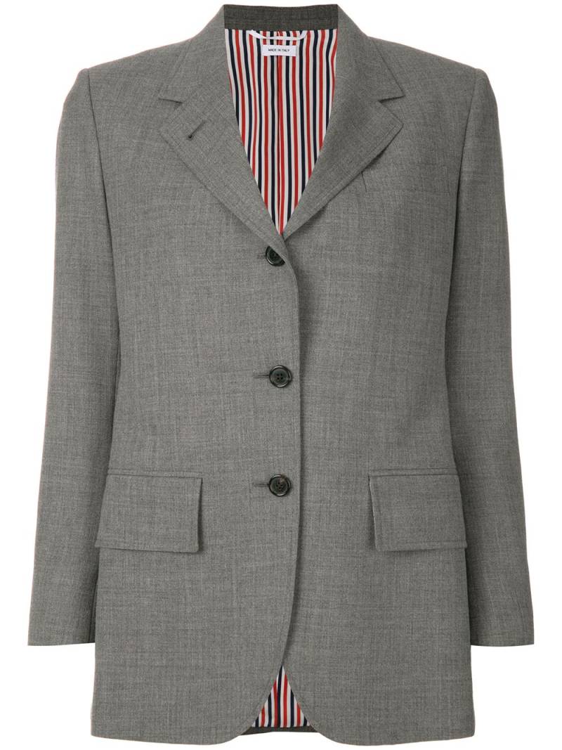 Thom Browne Wide Lapel Sport Coat - Grey von Thom Browne