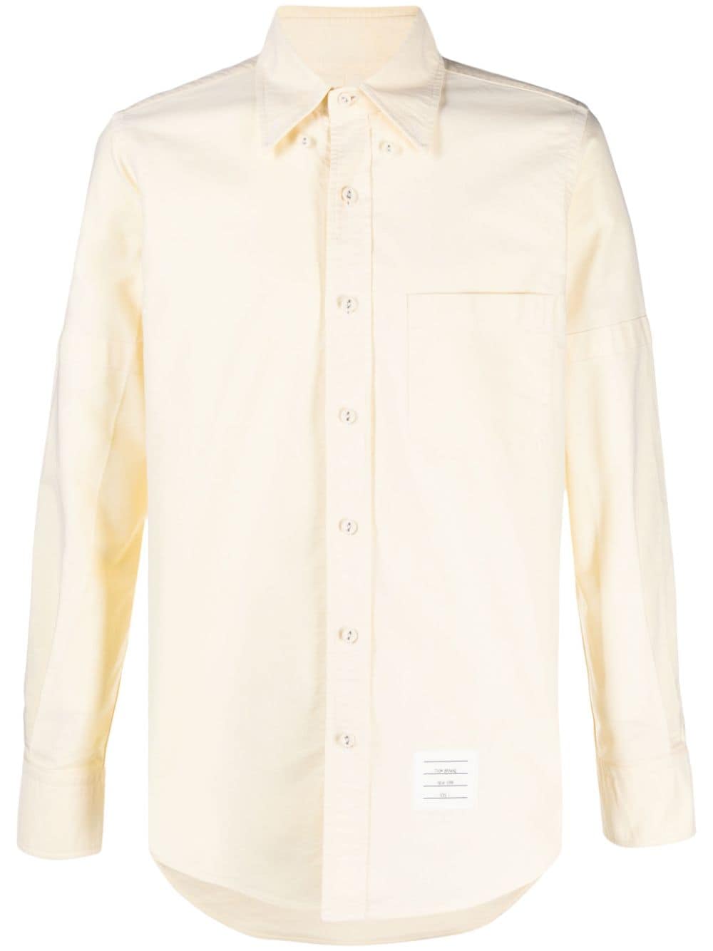Thom Browne armband-embellished cotton shirt - Yellow von Thom Browne