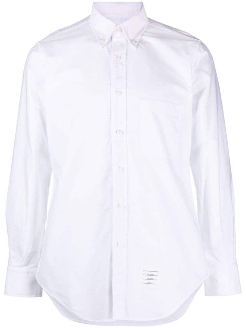 Thom Browne button-up cotton shirt - White von Thom Browne