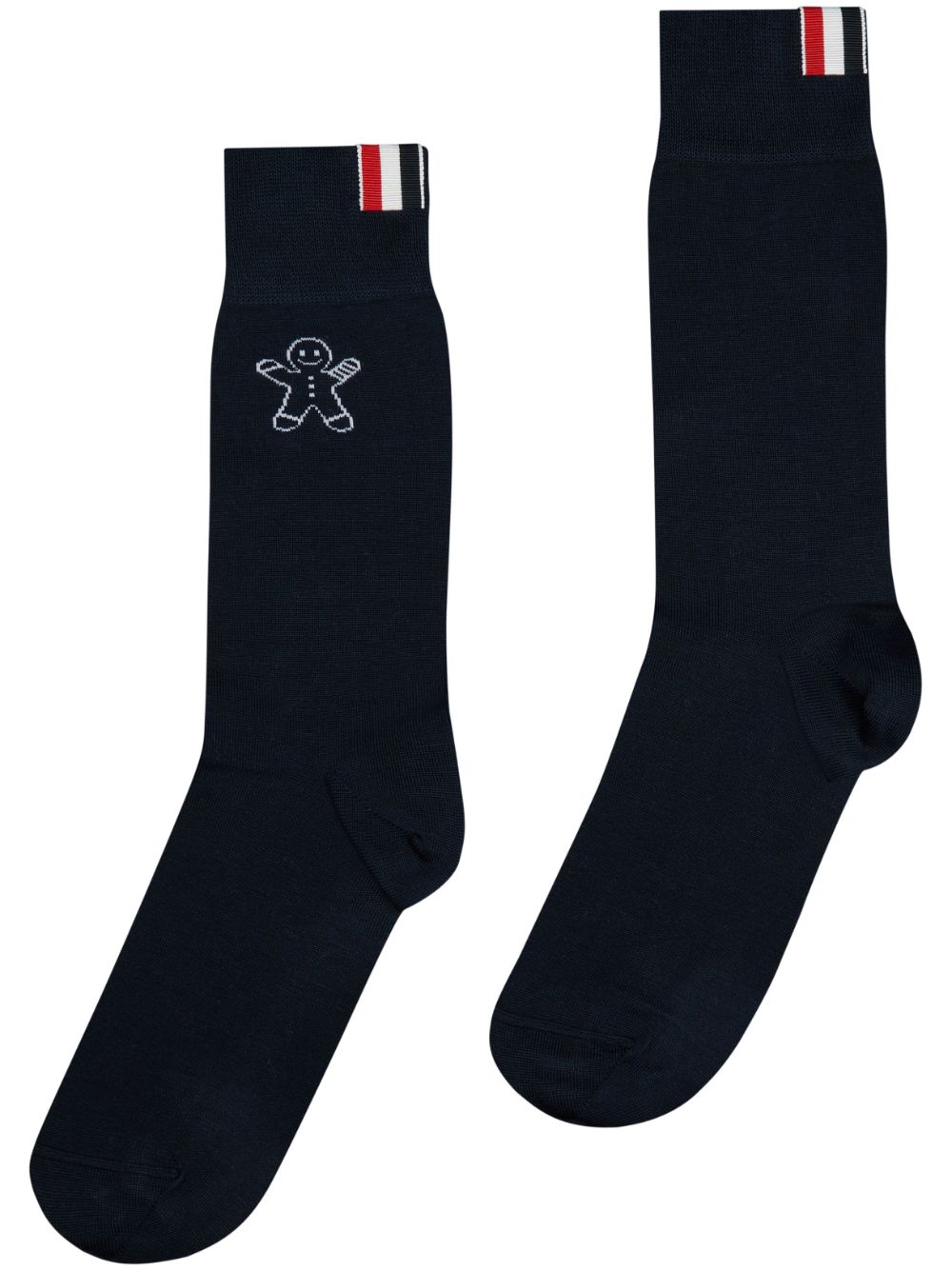 Thom Browne cartoon-jacquard socks - Blue von Thom Browne