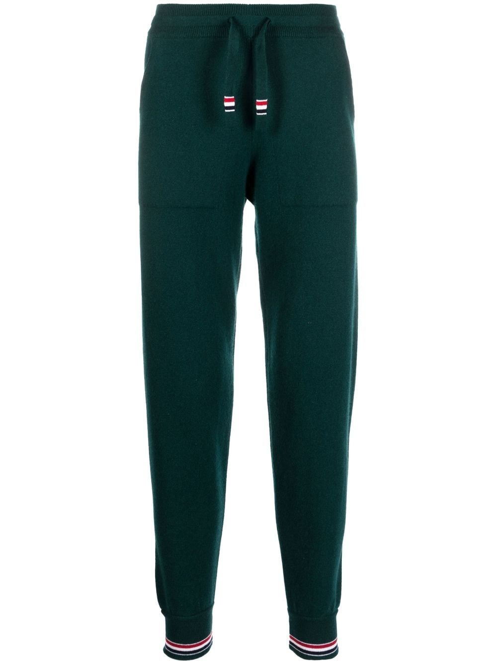 Thom Browne cashmere knitted track pants - Green von Thom Browne