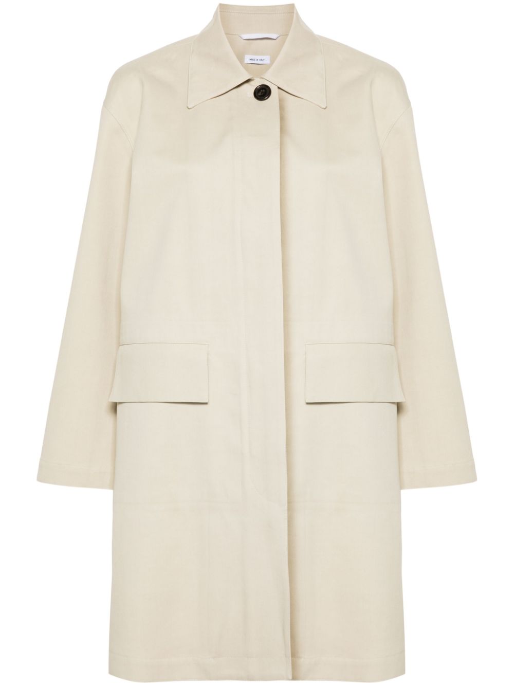 Thom Browne cotton trench coat - Neutrals von Thom Browne