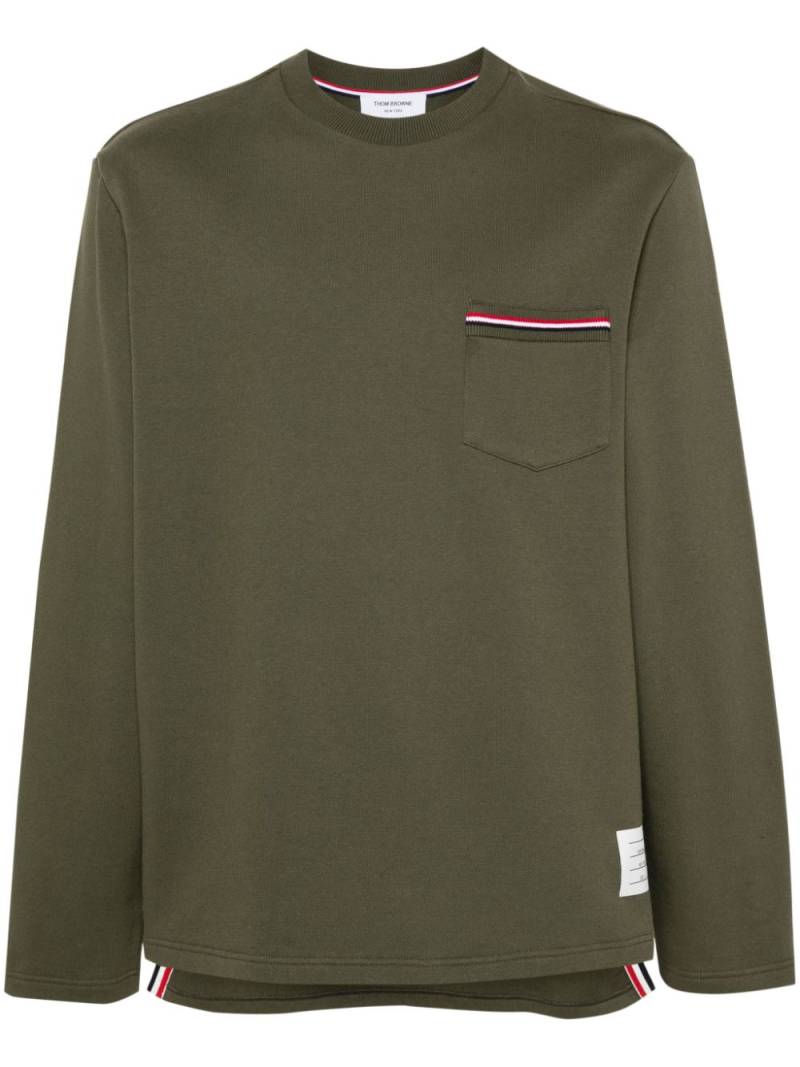 Thom Browne crew-neck sweatshirt - Green von Thom Browne