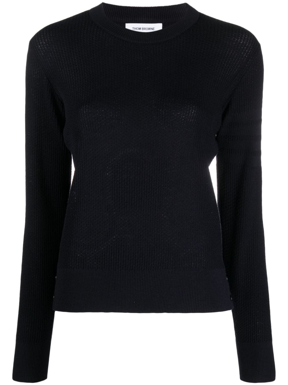 Thom Browne crew-neck virgin wool jumper - Blue von Thom Browne