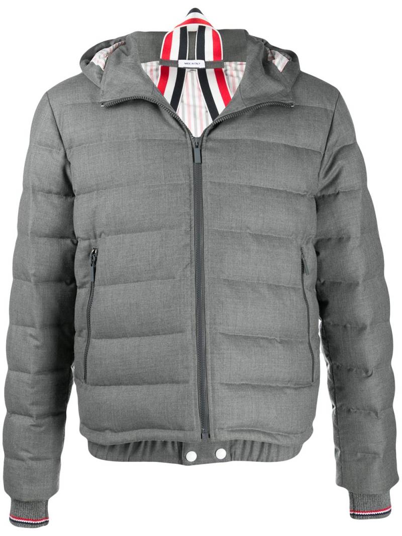 Thom Browne super 120s twill ski jacket - Grey von Thom Browne