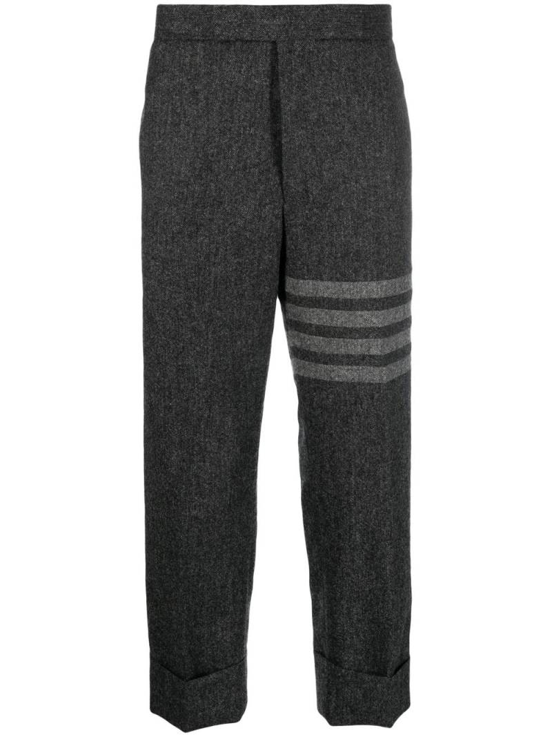 Thom Browne drop-crotch trousers - Grey von Thom Browne