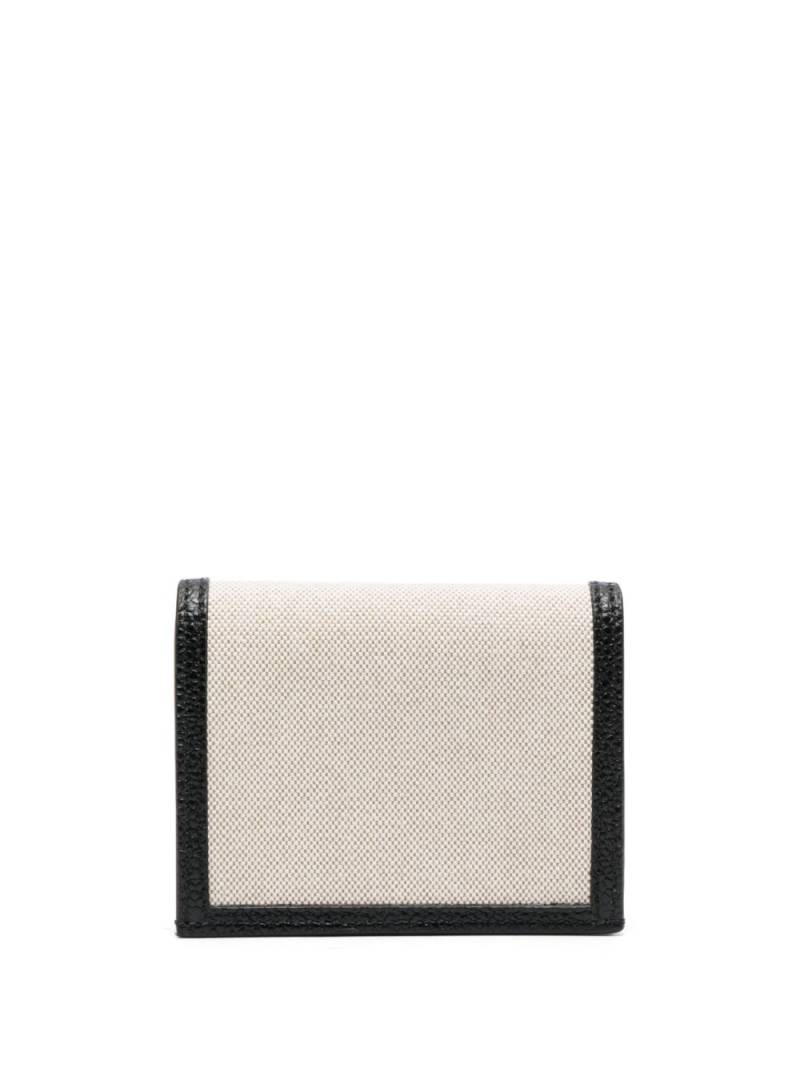 Thom Browne folded canvas wallet - Neutrals von Thom Browne