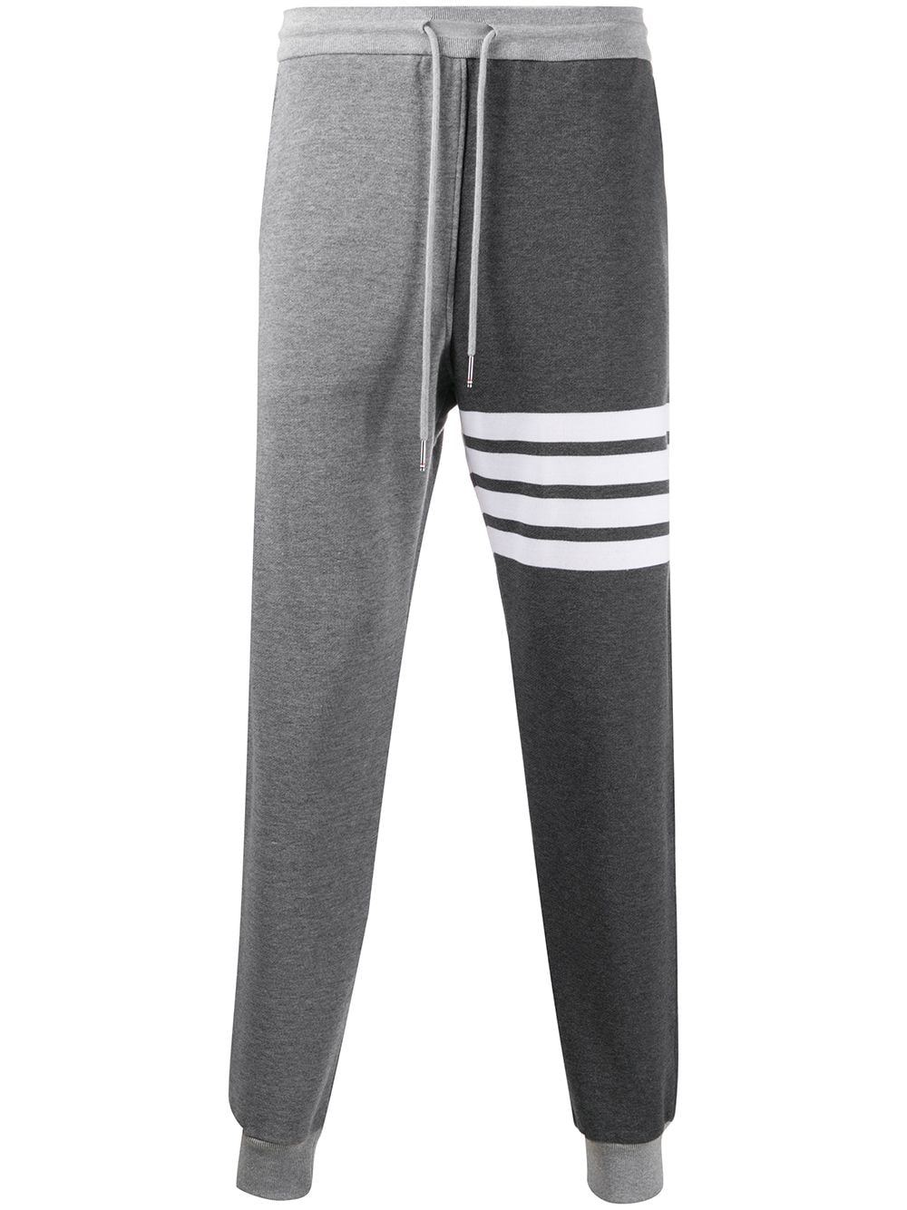 Thom Browne fun-mix classic loopback 4-Bar track pants - Grey von Thom Browne