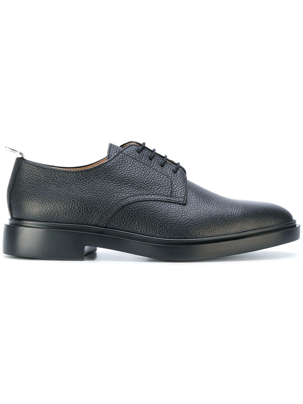 Thom Browne grained leather Derby shoes - Black von Thom Browne