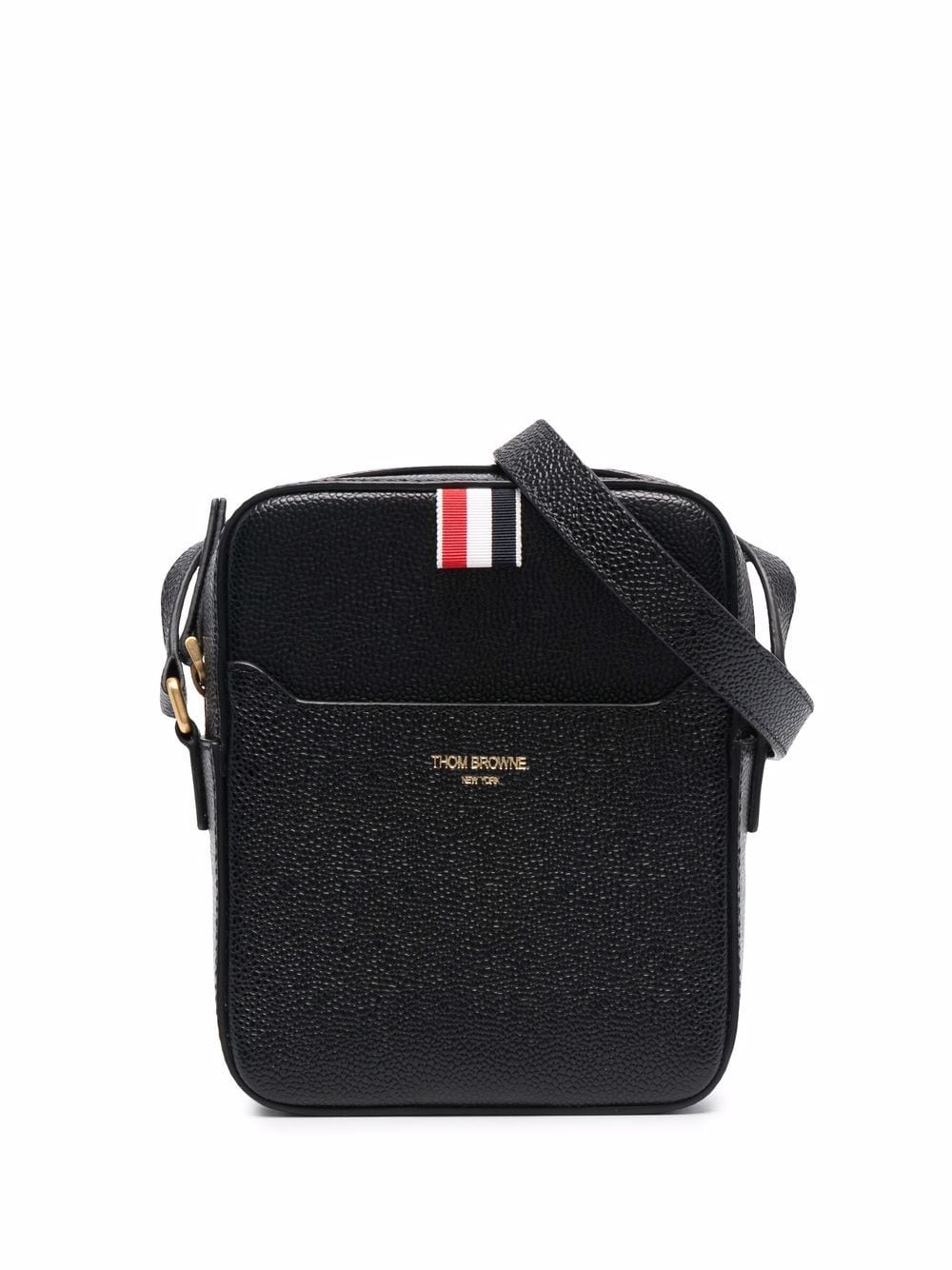 Thom Browne grosgrain-tab camera bag - Black von Thom Browne