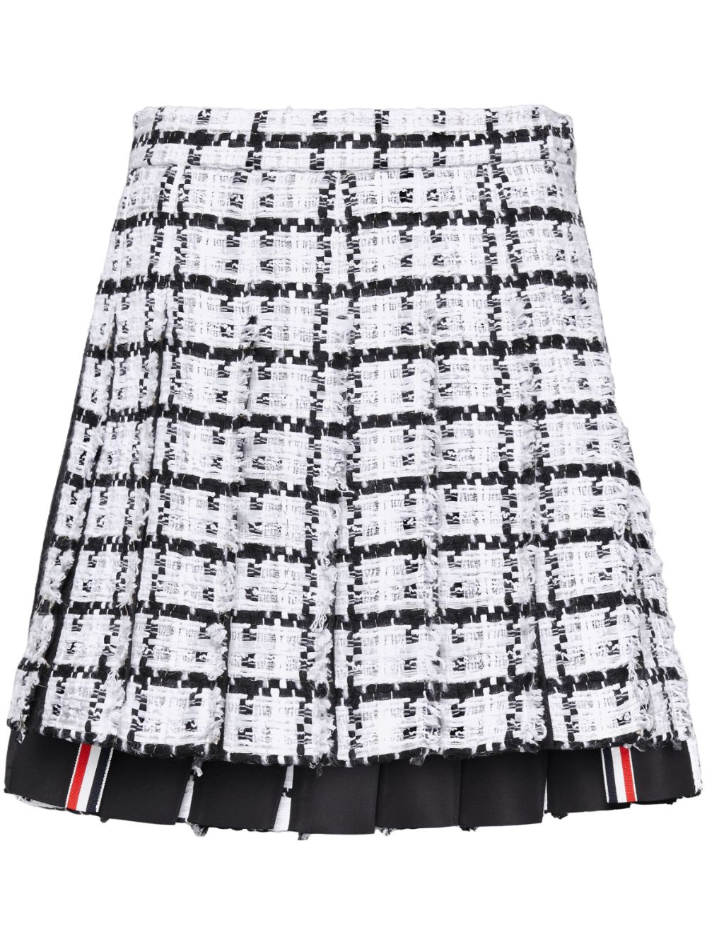 Thom Browne knife-pleat mini skirt - White von Thom Browne