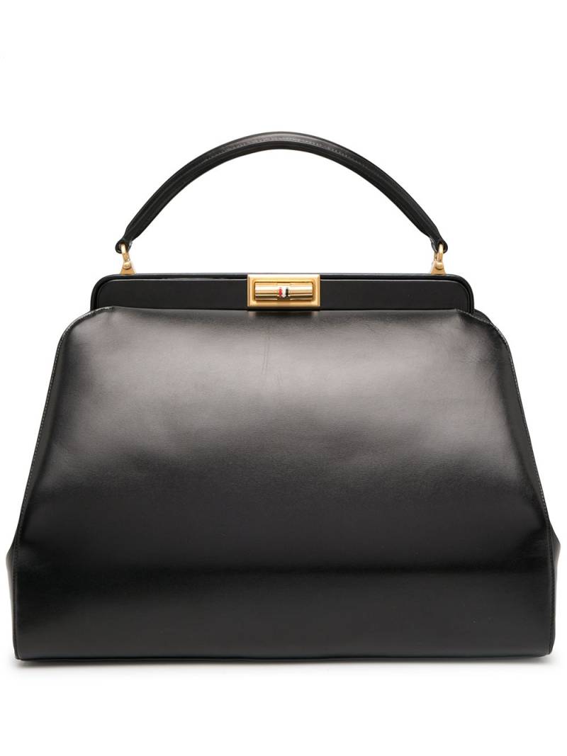 Thom Browne large top handle doctor bag - Black von Thom Browne