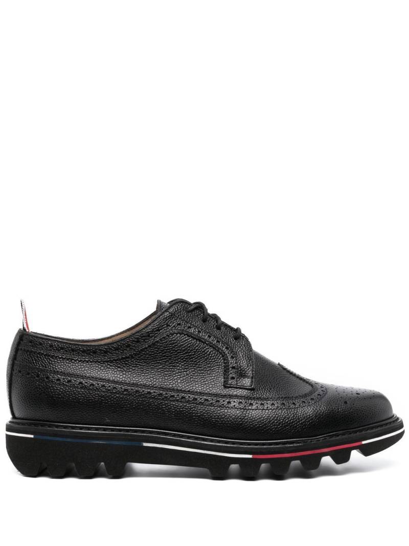 Thom Browne leather longwing brogues - Black von Thom Browne