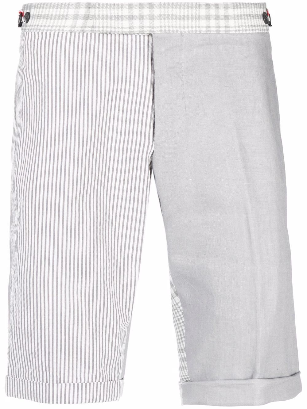 Thom Browne low rise skinny side tab shorts - Grey von Thom Browne