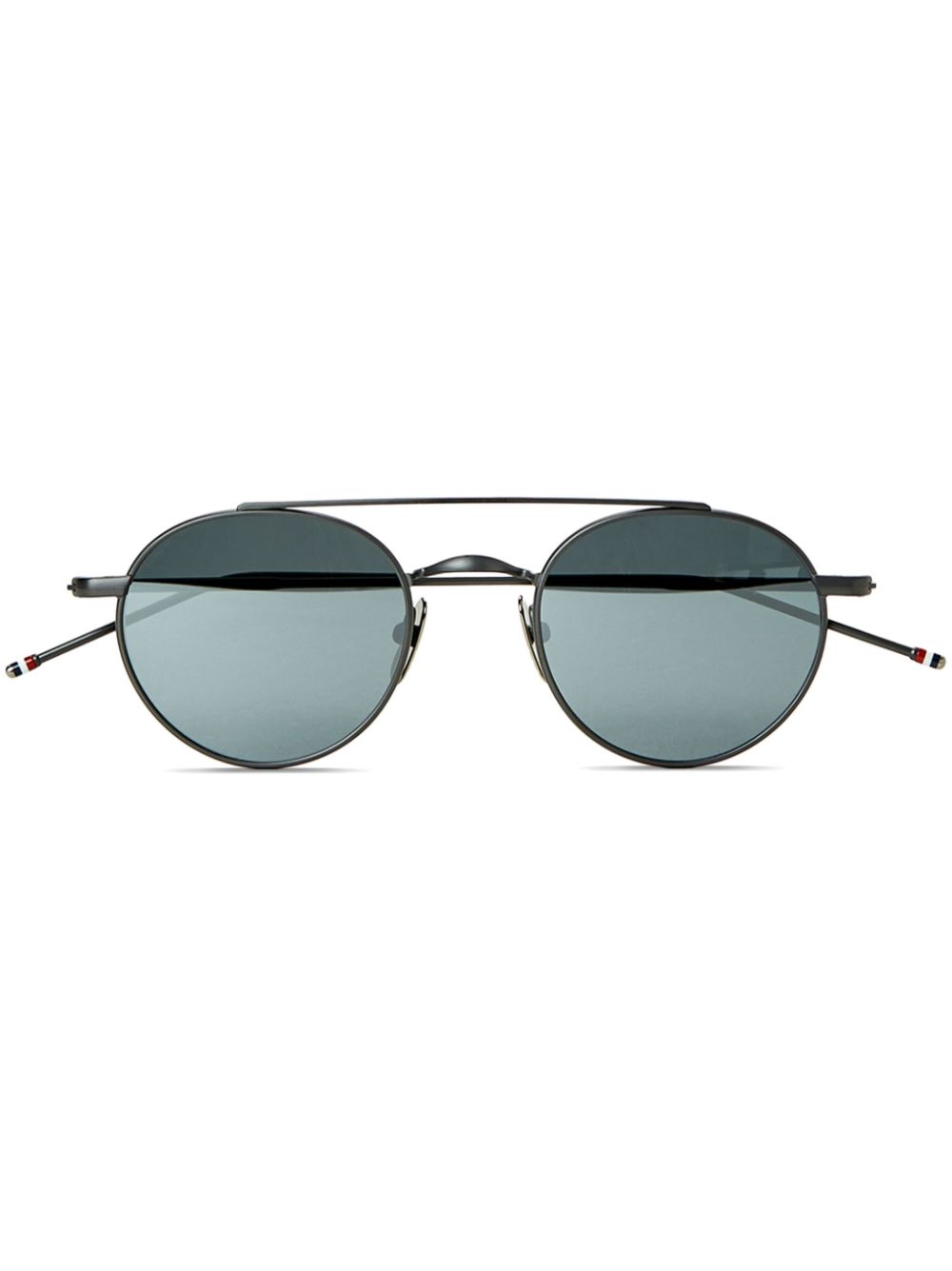 Thom Browne oval-frame sunglasses - Black von Thom Browne