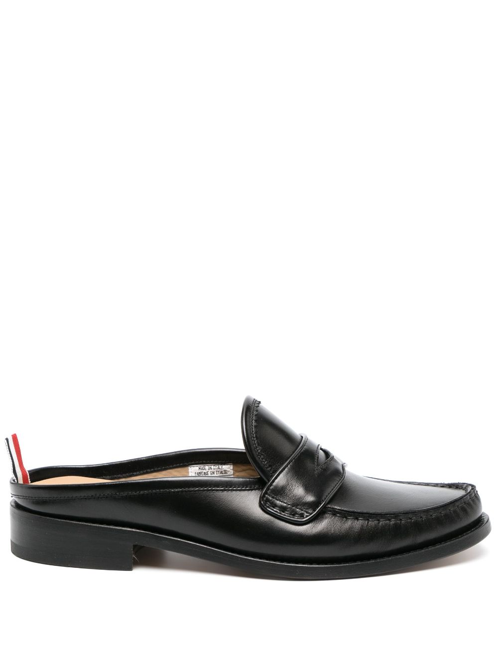 Thom Browne penny loafer mules - Black von Thom Browne